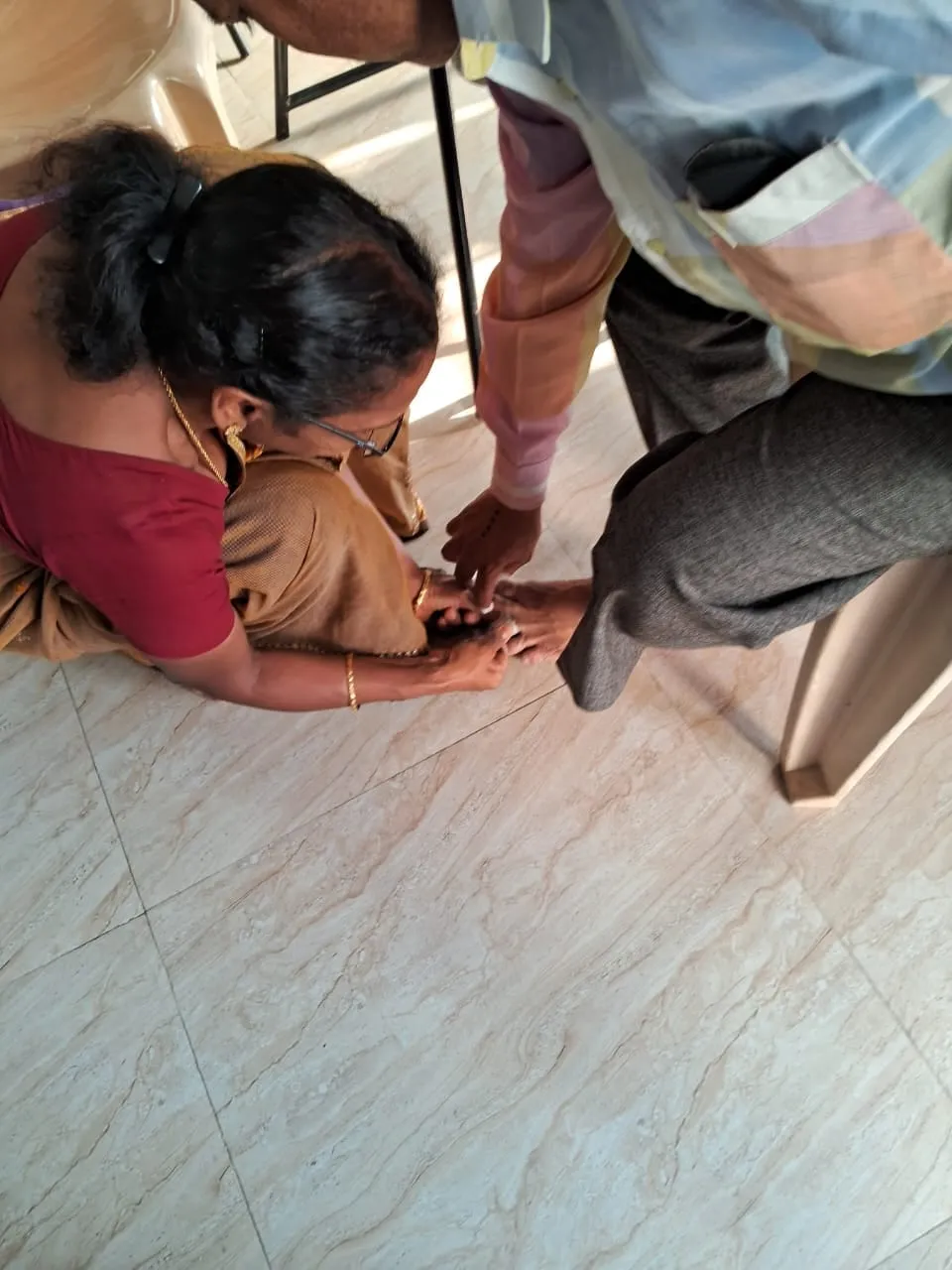 A general health screening in progress